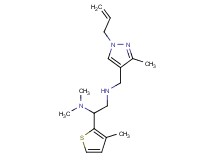 N~2~-[(1-allyl-3-methyl-1H-pyrazol-4-yl)methyl]-N~1~,N~1~-dimethyl-1-(3-methyl-2-thienyl)ethane-1,2-diamine