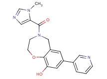 4-[(1-methyl-1H-imidazol-5-yl)carbonyl]-7-pyridin-3-yl-2,3,4,5-tetrahydro-1,4-benzoxazepin-9-ol