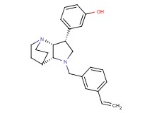 3-[(3R*,3aR*,7aR*)-1-(3-vinylbenzyl)octahydro-4,7-ethanopyrrolo[3,2-b]pyridin-3-yl]phenol