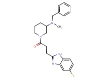 N-benzyl-1-[3-(5-fluoro-1H-benzimidazol-2-yl)propanoyl]-N-methyl-3-piperidinamine