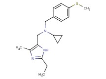 N-[(2-ethyl-4-methyl-1H-imidazol-5-yl)methyl]-N-[4-(methylthio)benzyl]cyclopropanamine
