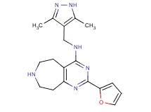 N-[(3,5-dimethyl-1H-pyrazol-4-yl)methyl]-2-(2-furyl)-6,7,8,9-tetrahydro-5H-pyrimido[4,5-d]azepin-4-amine