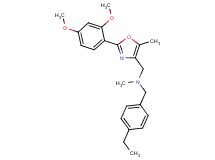1-[2-(2,4-dimethoxyphenyl)-5-methyl-1,3-oxazol-4-yl]-N-(4-ethylbenzyl)-N-methylmethanamine