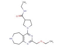 1-[2-(ethoxymethyl)-6,7,8,9-tetrahydro-5H-pyrimido[4,5-d]azepin-4-yl]-N-ethyl-3-pyrrolidinecarboxamide dihydrochloride