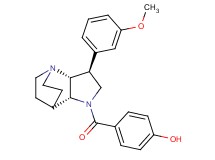 4-{[(3S*,3aR*,7aR*)-3-(3-methoxyphenyl)hexahydro-4,7-ethanopyrrolo[3,2-b]pyridin-1(2H)-yl]carbonyl}phenol