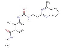 N-ethyl-2-methyl-3-[({[2-(4-methyl-6,7-dihydro-5H-cyclopenta[d]pyrimidin-2-yl)ethyl]amino}carbonyl)amino]benzamide