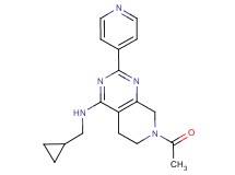 7-acetyl-N-(cyclopropylmethyl)-2-pyridin-4-yl-5,6,7,8-tetrahydropyrido[3,4-d]pyrimidin-4-amine