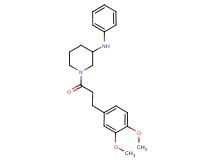 1-[3-(3,4-dimethoxyphenyl)propanoyl]-N-phenyl-3-piperidinamine