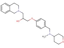 1-(3,4-dihydro-2(1H)-isoquinolinyl)-3-(4-{[methyl(tetrahydro-2H-pyran-4-yl)amino]methyl}phenoxy)-2-propanol
