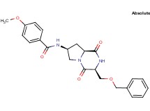 N-{(3S,7S,8aS)-3-[(benzyloxy)methyl]-1,4-dioxooctahydropyrrolo[1,2-a]pyrazin-7-yl}-4-methoxybenzamide