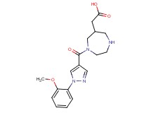 (1-{[1-(2-methoxyphenyl)-1H-pyrazol-4-yl]carbonyl}-1,4-diazepan-6-yl)acetic acid