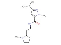 3-isopropyl-1-methyl-N-[2-(1-methyl-2-pyrrolidinyl)ethyl]-1H-pyrazole-5-carboxamide