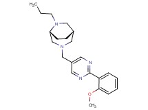 (1S*,5R*)-3-{[2-(2-methoxyphenyl)-5-pyrimidinyl]methyl}-6-propyl-3,6-diazabicyclo[3.2.2]nonane