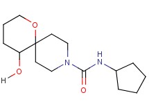 N-cyclopentyl-5-hydroxy-1-oxa-9-azaspiro[5.5]undecane-9-carboxamide