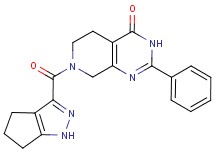 2-phenyl-7-(1,4,5,6-tetrahydrocyclopenta[c]pyrazol-3-ylcarbonyl)-5,6,7,8-tetrahydropyrido[3,4-d]pyrimidin-4(3H)-one