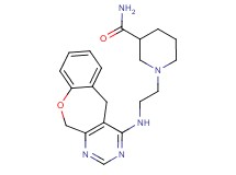 1-[2-(5,11-dihydro[1]benzoxepino[3,4-d]pyrimidin-4-ylamino)ethyl]piperidine-3-carboxamide