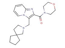 3-(2-azaspiro[4.4]non-2-ylmethyl)-2-(morpholin-4-ylcarbonyl)imidazo[1,2-a]pyridine
