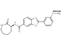 2-(3-methoxyphenyl)-N-[(3S)-2-oxo-3-azepanyl]-1,3-benzoxazole-6-carboxamide