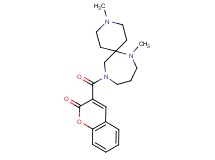 3-[(3,7-dimethyl-3,7,11-triazaspiro[5.6]dodec-11-yl)carbonyl]-2H-chromen-2-one