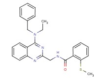N-({4-[benzyl(ethyl)amino]-2-quinazolinyl}methyl)-2-(methylthio)benzamide