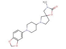 7-[1-(1,3-benzodioxol-5-yl)-4-piperidinyl]-3-methyl-1-oxa-3,7-diazaspiro[4.4]nonan-2-one