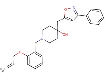 1-[2-(allyloxy)benzyl]-4-[(3-phenyl-5-isoxazolyl)methyl]-4-piperidinol