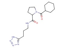 1-(cyclohexylcarbonyl)-N-[3-(1H-tetrazol-5-yl)propyl]pyrrolidine-2-carboxamide