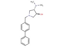 (3S*,4S*)-1-(biphenyl-4-ylmethyl)-4-(dimethylamino)pyrrolidin-3-ol