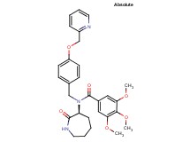 3,4,5-trimethoxy-N-[(3S)-2-oxo-3-azepanyl]-N-[4-(2-pyridinylmethoxy)benzyl]benzamide