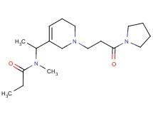 N-methyl-N-{1-[1-(3-oxo-3-pyrrolidin-1-ylpropyl)-1,2,5,6-tetrahydropyridin-3-yl]ethyl}propanamide