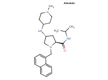 (4R)-N-isopropyl-4-[(1-methyl-4-piperidinyl)amino]-1-(1-naphthylmethyl)-L-prolinamide