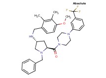 (3R,5S)-1-benzyl-N-(4-methoxy-2,3-dimethylbenzyl)-5-({4-[3-(trifluoromethyl)phenyl]-1-piperazinyl}carbonyl)-3-pyrrolidinamine
