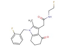 2-[1-(2-fluorobenzyl)-2-methyl-4-oxo-4,5,6,7-tetrahydro-1H-indol-3-yl]-N-(2-fluoroethyl)acetamide