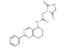 2-(2,5-dioxoimidazolidin-1-yl)-N-(2-phenyl-5,6,7,8-tetrahydroquinazolin-5-yl)acetamide