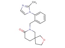 7-[2-(2-methyl-1H-imidazol-1-yl)benzyl]-2-oxa-7-azaspiro[4.5]decan-8-one