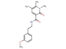 N-[2-(3-methoxyphenyl)ethyl]-1,5,6-trimethyl-2-oxo-1,2-dihydropyridine-3-carboxamide