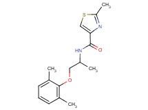 N-[2-(2,6-dimethylphenoxy)-1-methylethyl]-2-methyl-1,3-thiazole-4-carboxamide