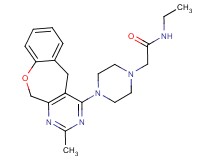N-ethyl-2-[4-(2-methyl-5,11-dihydro[1]benzoxepino[3,4-d]pyrimidin-4-yl)piperazin-1-yl]acetamide