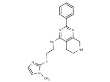 N-{2-[(1-methyl-1H-imidazol-2-yl)thio]ethyl}-2-phenyl-5,6,7,8-tetrahydropyrido[3,4-d]pyrimidin-4-amine