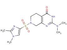 2-(dimethylamino)-7-[(1,2-dimethyl-1H-imidazol-4-yl)sulfonyl]-5,6,7,8-tetrahydropyrido[3,4-d]pyrimidin-4(3H)-one