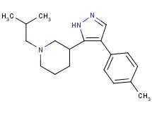 1-isobutyl-3-[4-(4-methylphenyl)-1H-pyrazol-5-yl]piperidine