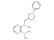 N,N,N'-trimethyl-N'-[(1-phenyl-3-pyrrolidinyl)methyl]-2,3-pyrazinediamine