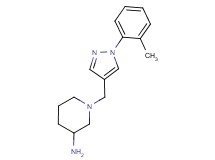 1-{[1-(2-methylphenyl)-1H-pyrazol-4-yl]methyl}-3-piperidinamine dihydrochloride