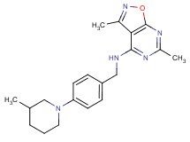 3,6-dimethyl-N-[4-(3-methylpiperidin-1-yl)benzyl]isoxazolo[5,4-d]pyrimidin-4-amine
