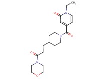 1-ethyl-4-{[4-(3-morpholin-4-yl-3-oxopropyl)piperidin-1-yl]carbonyl}pyridin-2(1H)-one