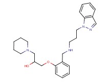 1-[2-({[3-(1H-indazol-1-yl)propyl]amino}methyl)phenoxy]-3-(1-piperidinyl)-2-propanol