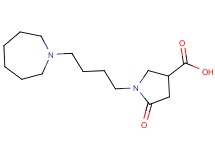1-(4-azepan-1-ylbutyl)-5-oxopyrrolidine-3-carboxylic acid