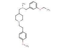 (3-ethoxybenzyl)({1-[2-(4-methoxyphenyl)ethyl]-4-piperidinyl}methyl)methylamine