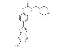 N-[4-(7-methylimidazo[1,2-a]pyridin-2-yl)phenyl]-N'-(4-piperidinylmethyl)urea dihydrochloride