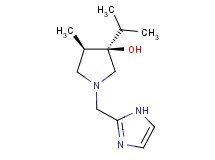 (3R*,4R*)-1-(1H-imidazol-2-ylmethyl)-3-isopropyl-4-methyl-3-pyrrolidinol